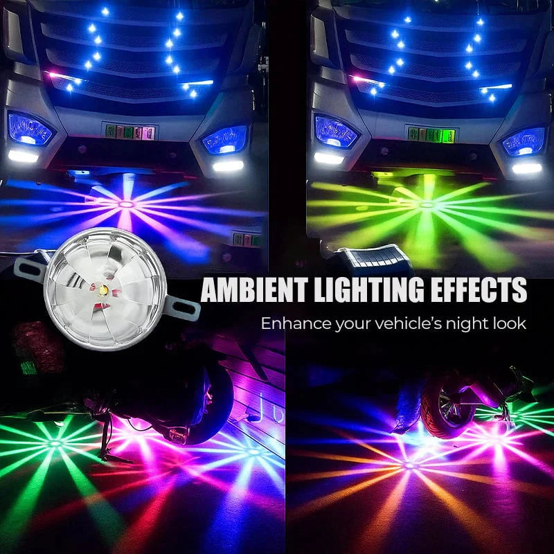 2pcs Multicolor LED Lights