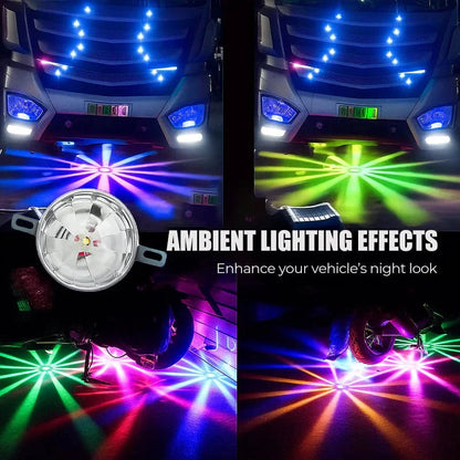 2pcs Multicolor LED Lights