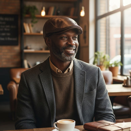 Classic Leather Beret