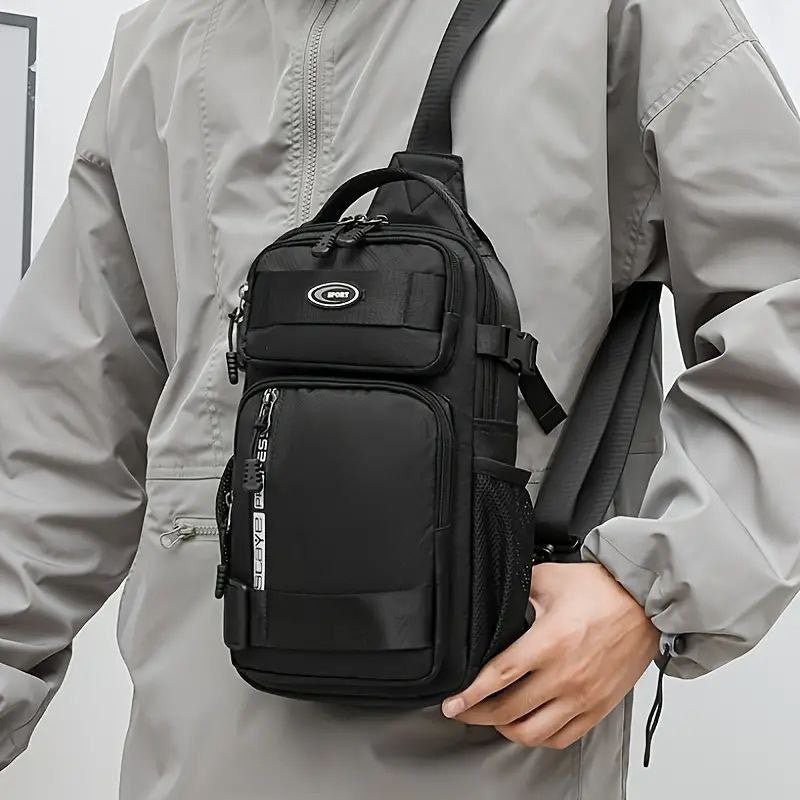 Multi-Pocket Crossbody Bag