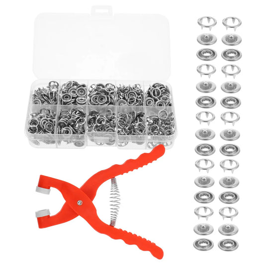 100pcs Snap Button Kit with Tool